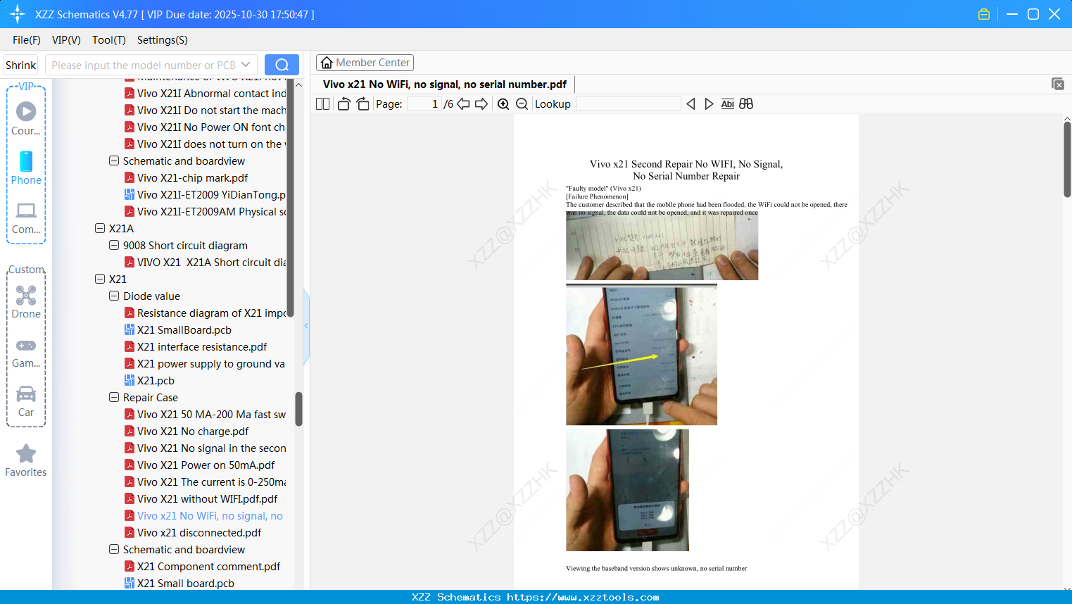 Vivo X21 No WiFi, No Signal, No Serial Number